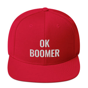 OK Boomer Snapback Hat