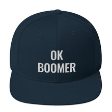 Load image into Gallery viewer, OK Boomer Snapback Hat
